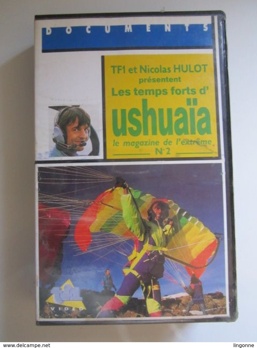 CASSETTE VIDEO VHS USHUAÏA Nicolas HULOT Le Magazine De L'extrême. - Documentales