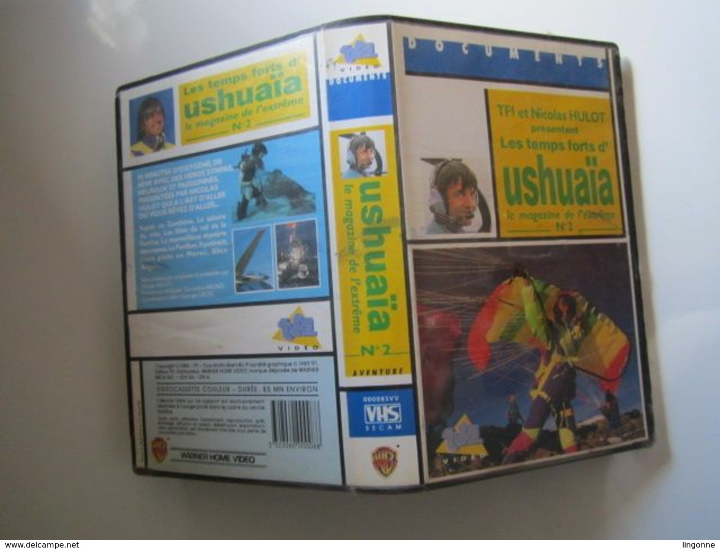 CASSETTE VIDEO VHS USHUAÏA Nicolas HULOT Le Magazine De L'extrême. - Documentales