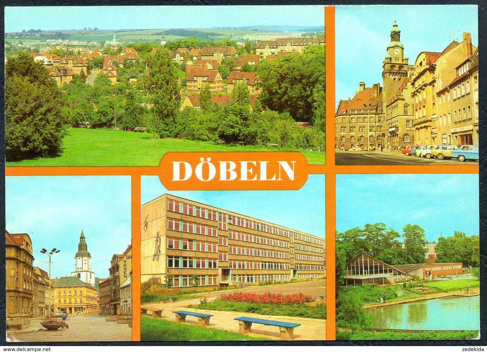 D8817 - Döbeln - Rathaus Lenin Oberschule - Bild Und Heimat Reichenbach - Doebeln