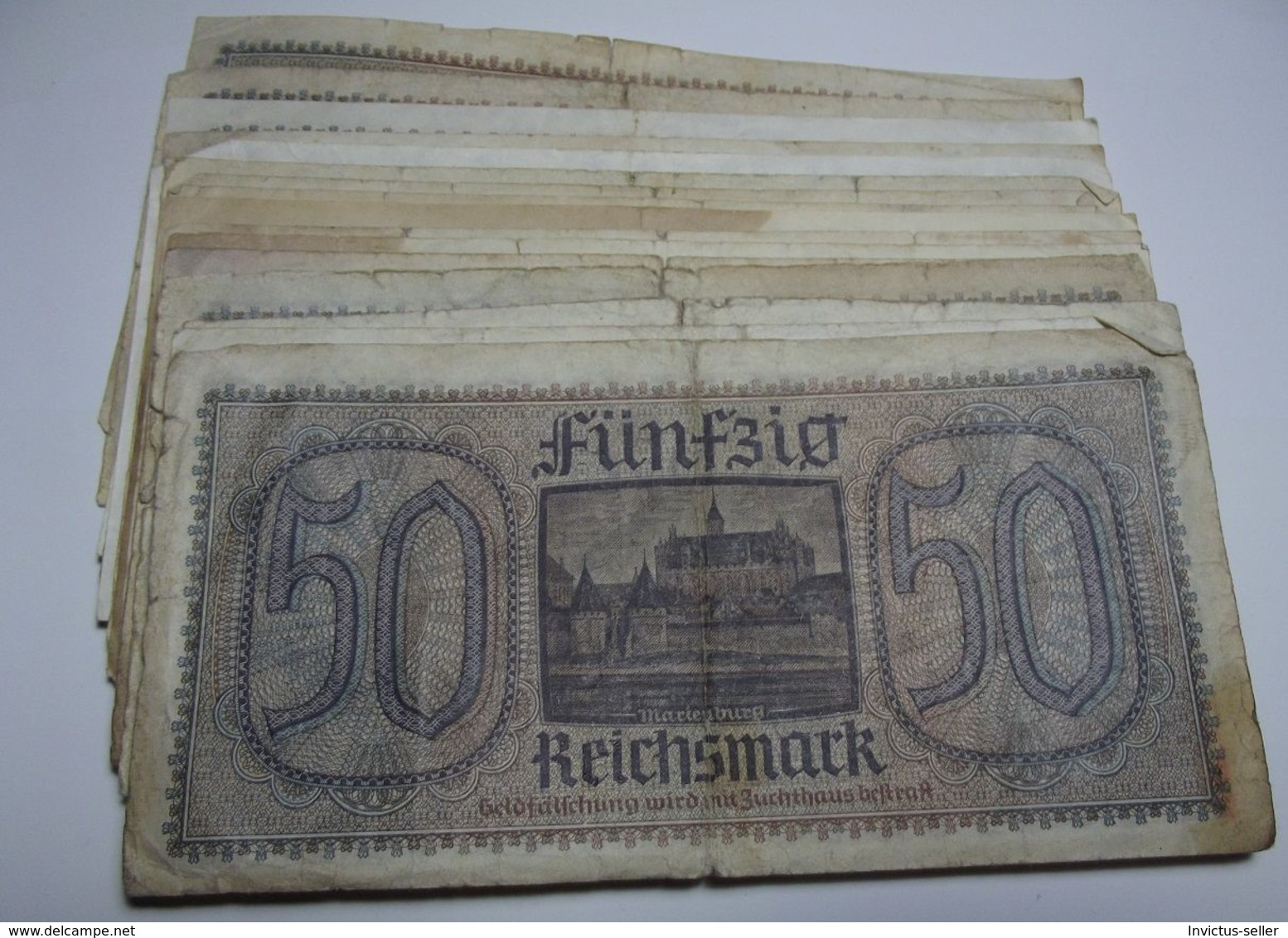 1937 GERMANIA TERZO REICH THIRD REICH BANCONOTE TEDESCA 50 MARK GERMANY BANKNOT BILLET DE BANQUE ALLEMAND TROISIÈME REIC - 50 Reichsmark