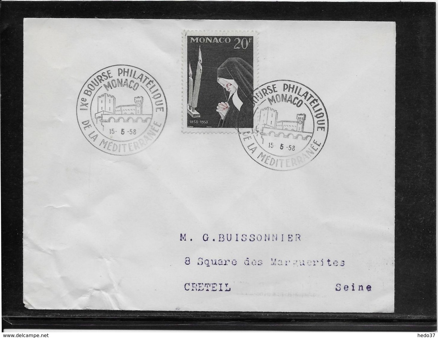 Monaco - Lettre - TB - Postmarks