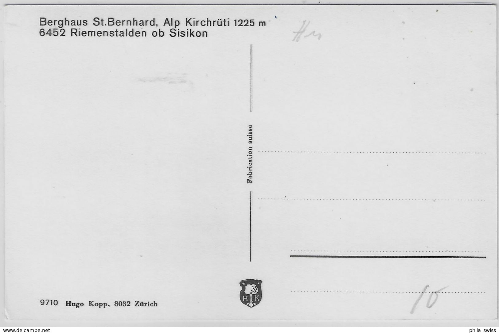 Berghaus St. Bernhard, Alp Kirchrüti Riemenstalden Ob Sisikon - Riemenstalden