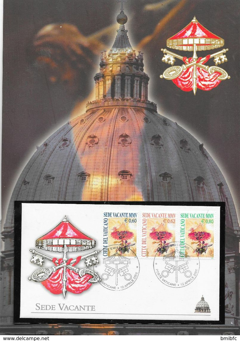 Superbe Document Cartonné à L'effigie De Jean-Paul II Né Karol Josef Wojtyla - Emission Du 12 Aprile 2005 - Covers & Documents