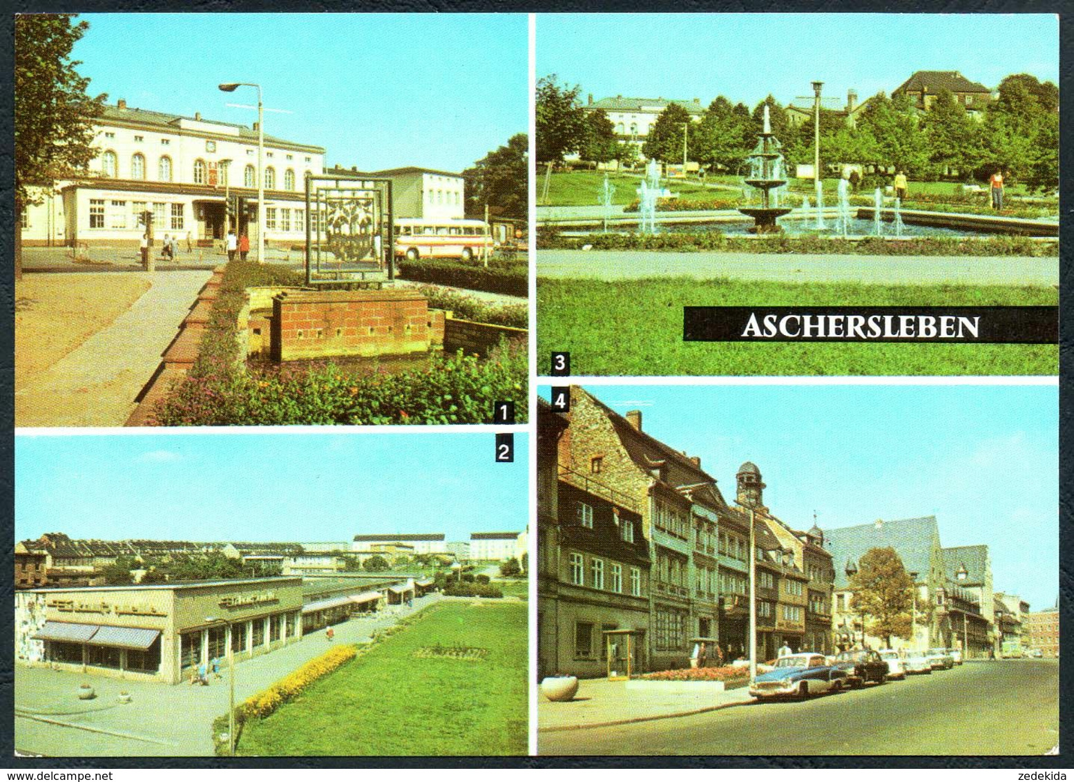 D9265 - TOP Aschersleben Omnibus Ikarus - Bild Und Heimat Reichenbach - Aschersleben