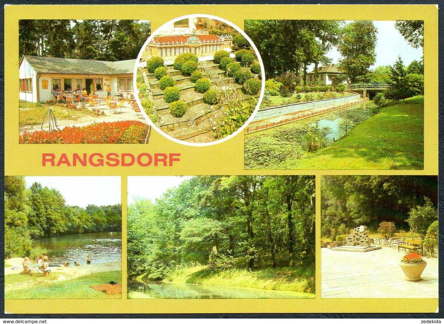 D9292 - Rangsdorf Eis Cafe Reni - Bild Und Heimat Reichenbach - Rangsdorf