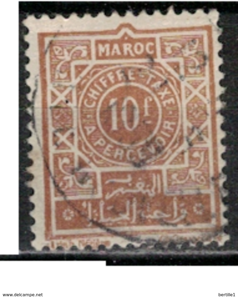 MAROC        N°  YVERT :   TAXE  52   ( 1 )  OBLITERE       ( OB 8 / 36 ) - Timbres-taxe