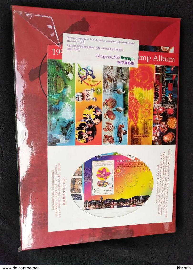 Hong Kong China 1997 Prestige Annual Stamp Album - Handover To China MINT (unopened) - Postzegelboekjes