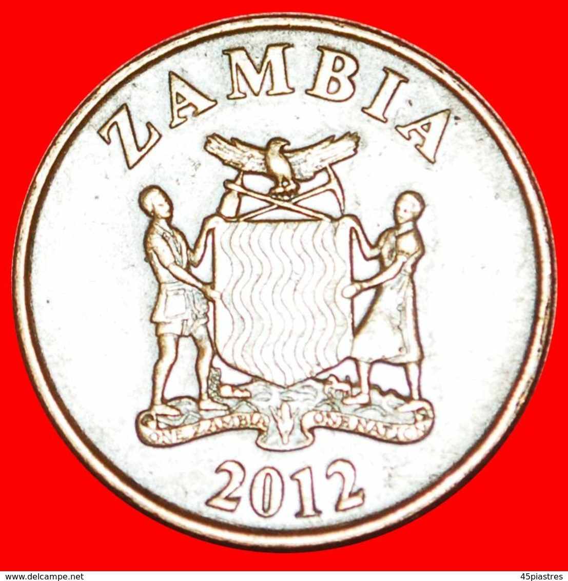 · ELEPHANT (2012-2017): ZAMBIA ★ 50 NGWEE 2012! LOW START ★ NO RESERVE! - Zambia