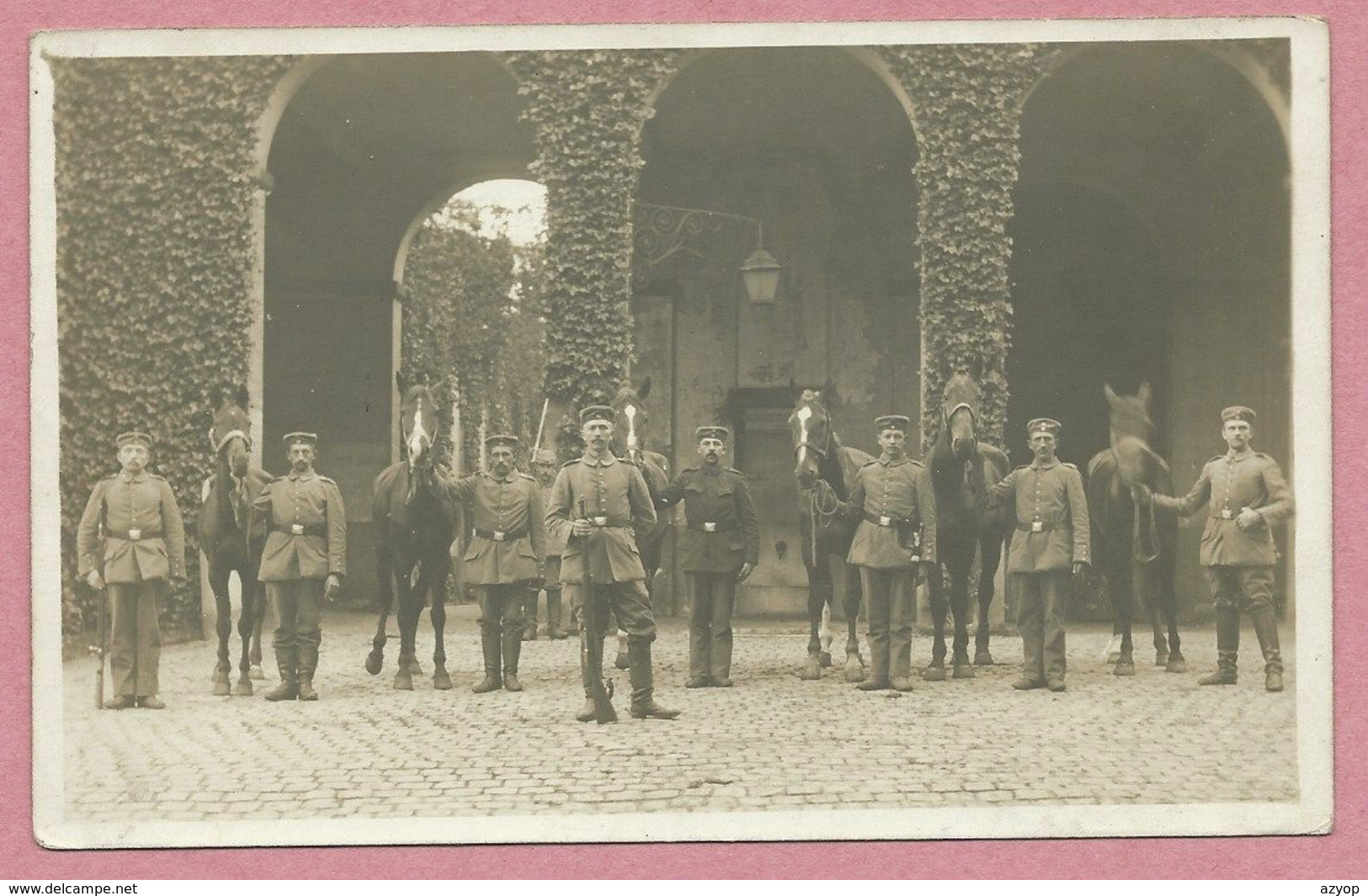 Belgique - STADEN - Carte Photo - Foto - Soldats Allemands - Chevaux - Feldpost - Guerre 14/18 - Staden