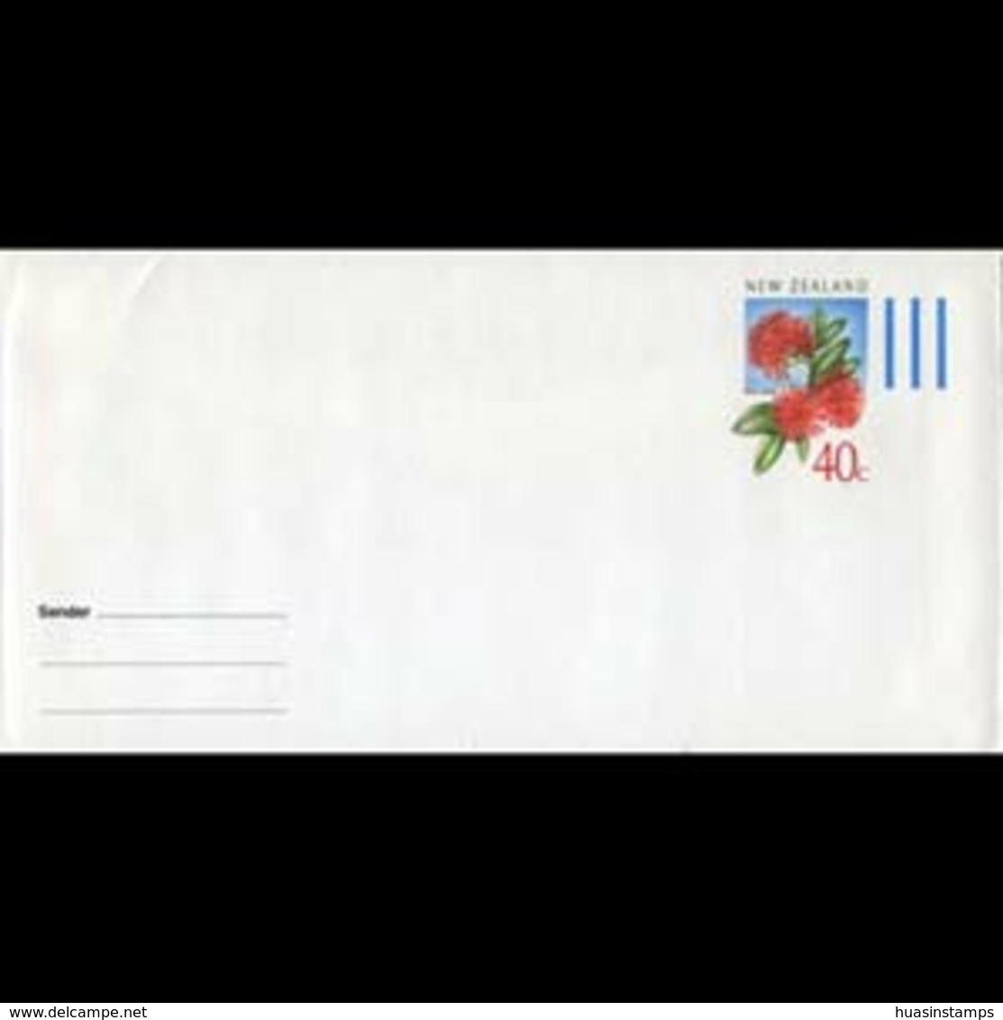 NEW ZEALAND 1990 - Pre-stamped Cover-Flora 40c - Covers & Documents