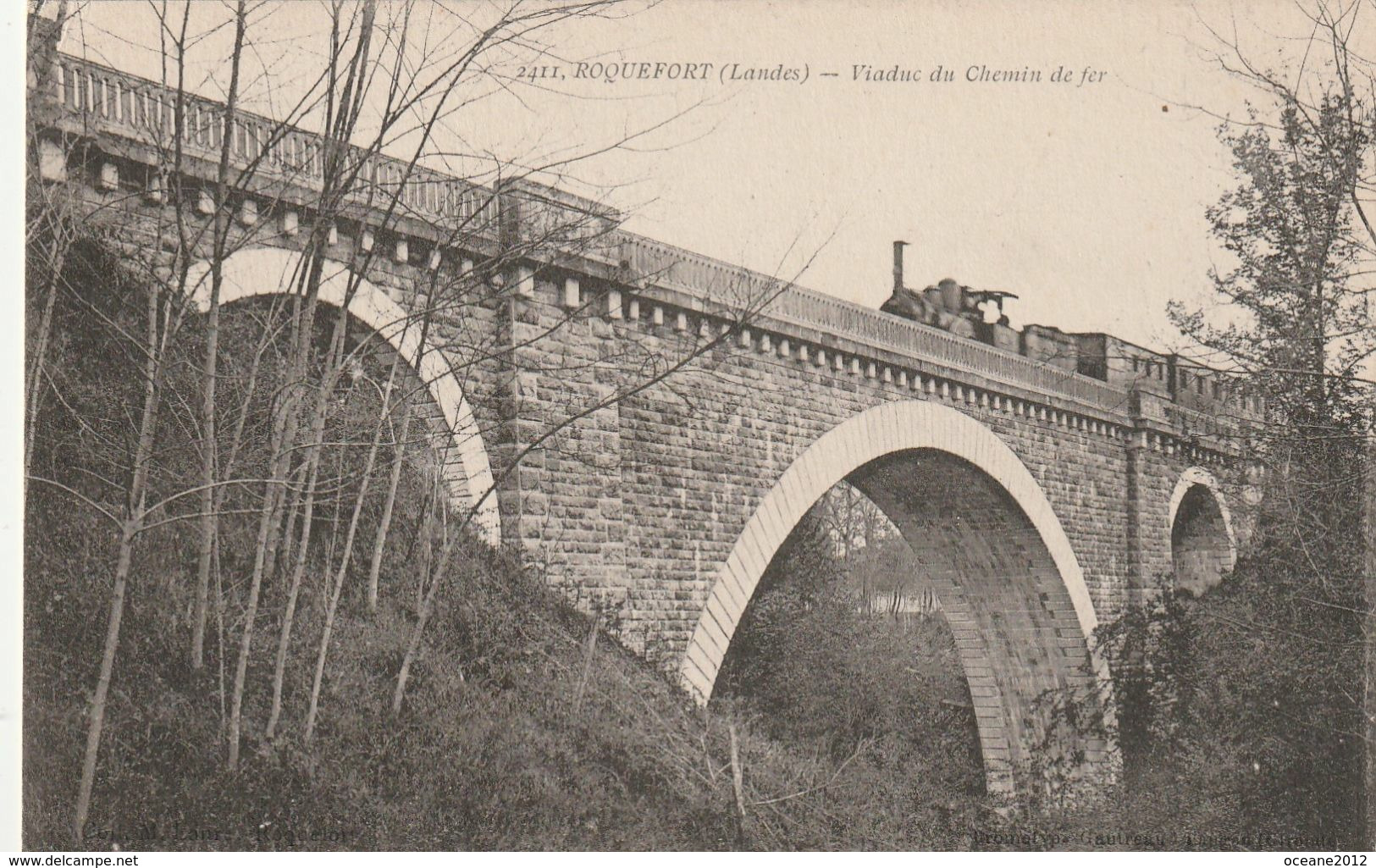 40 Roquefort. Viaduc Du Chemin De Fer - Roquefort