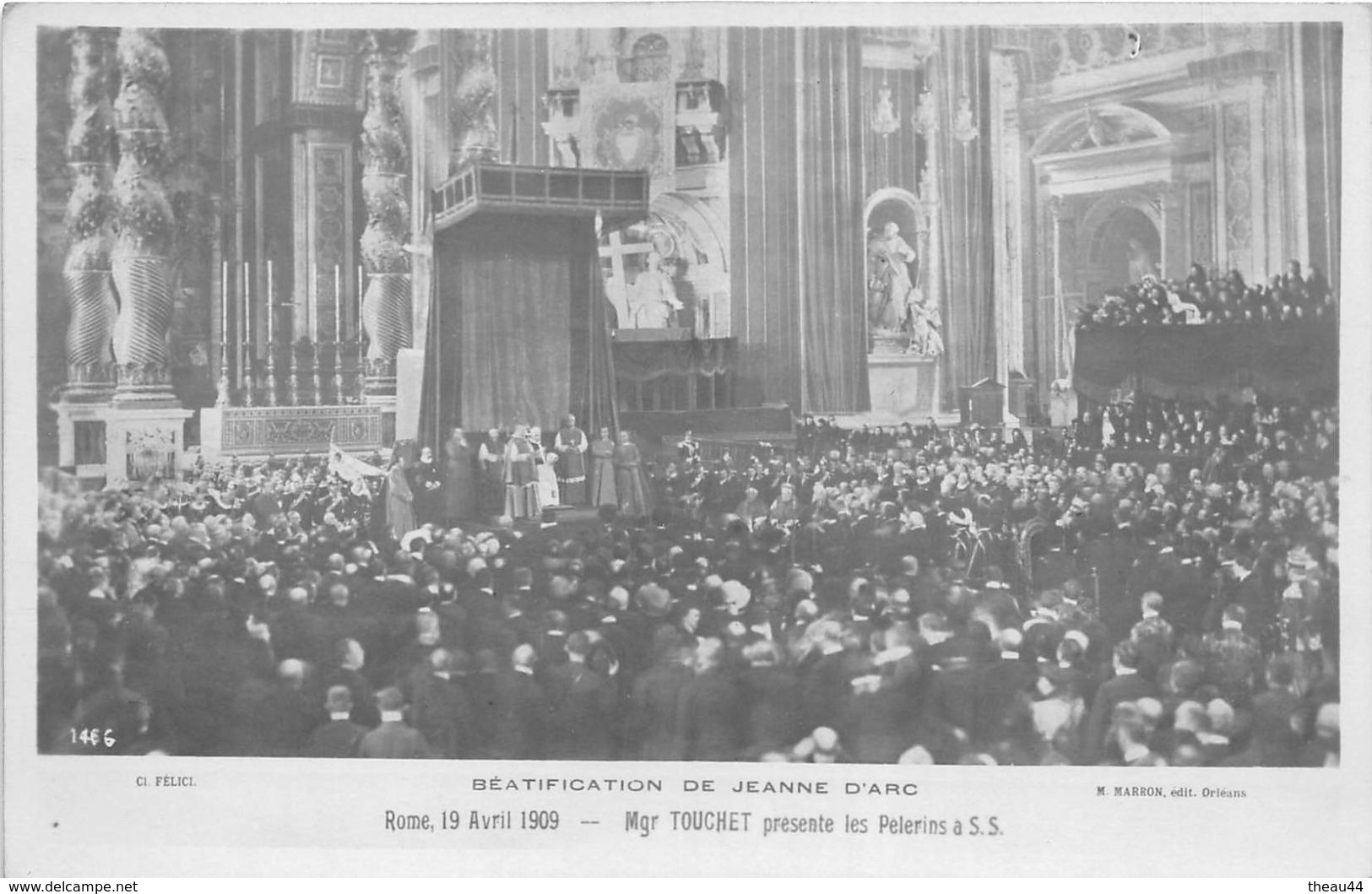 ITALIE - ROME - Lot de 10 Cartes - Béatification de Jeanne D'ARC des 18 et 19 Avril 1909 - PIE X - Religion