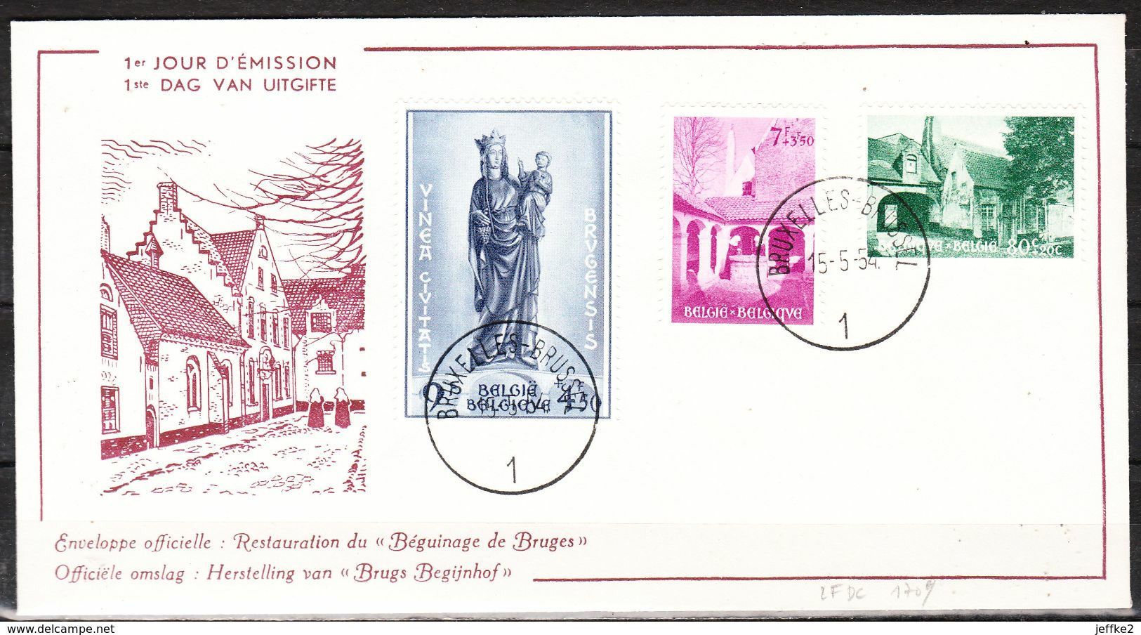 FDC946/51  Béguinage De Bruges - Bonne Valeur - MNH** - LOOK!!!! - 1951-1960