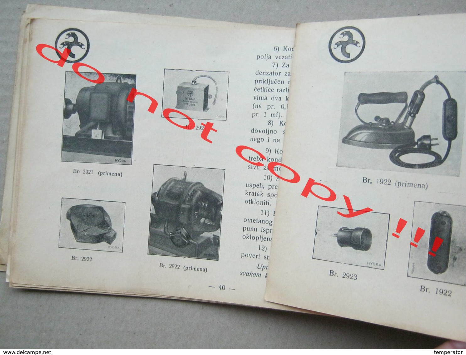 " VIKING " ( 1939 ) / RADIO KATALOG SASTAVNIH DELOVA I PRIBORA with price list - Kingdom of Yugoslavia