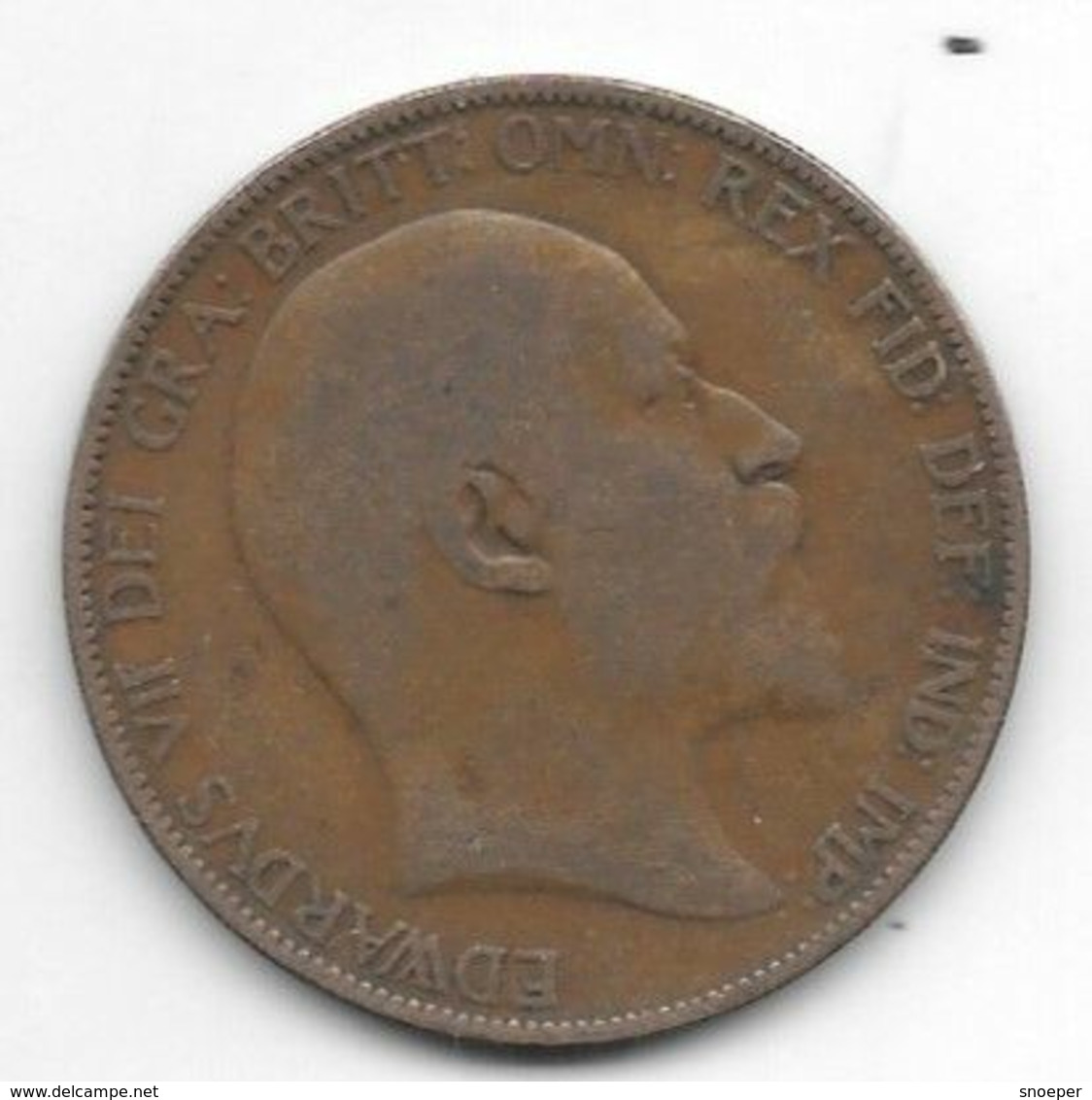 *great Britain 1 Penny 1906  Km 794.2 Fr+ - D. 1 Penny