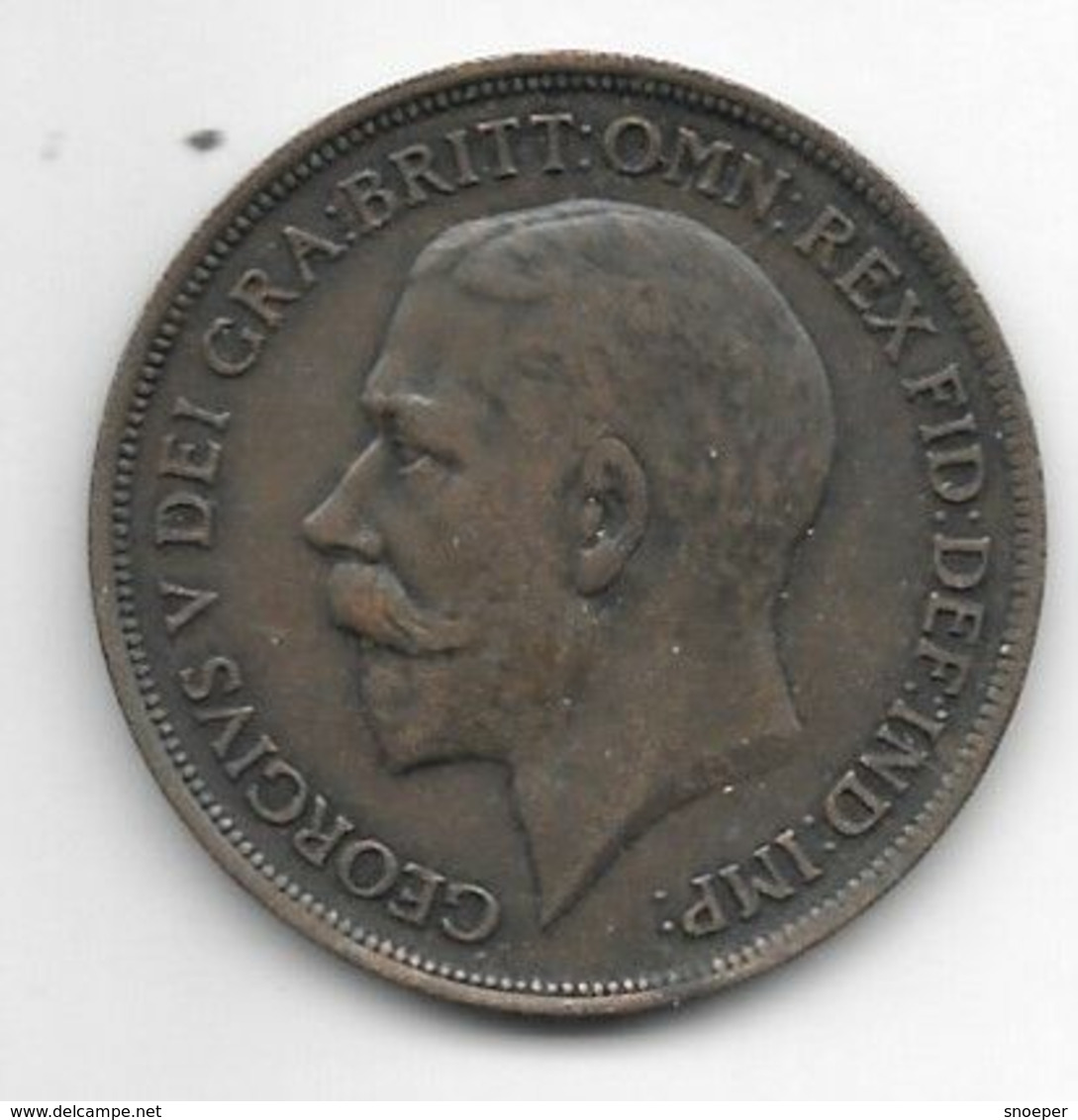 *great Britain 1 Penny 1913  Km 810    Vf+ - D. 1 Penny