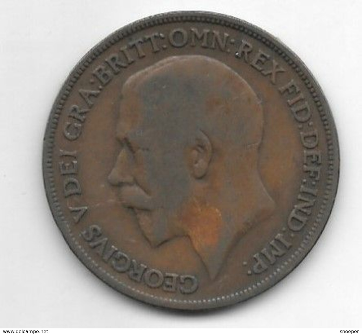 *great Britain 1 Penny 1914  Km 810    Fr+ - D. 1 Penny