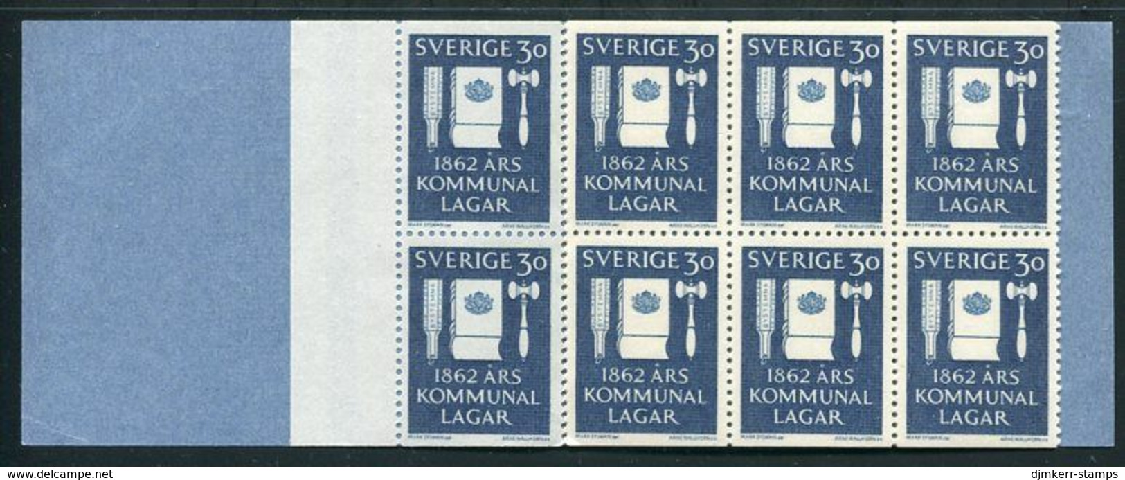 SWEDEN 1962 Local Government Constitution. Booklet MNH / **.  Michel 487 MH - 1951-80