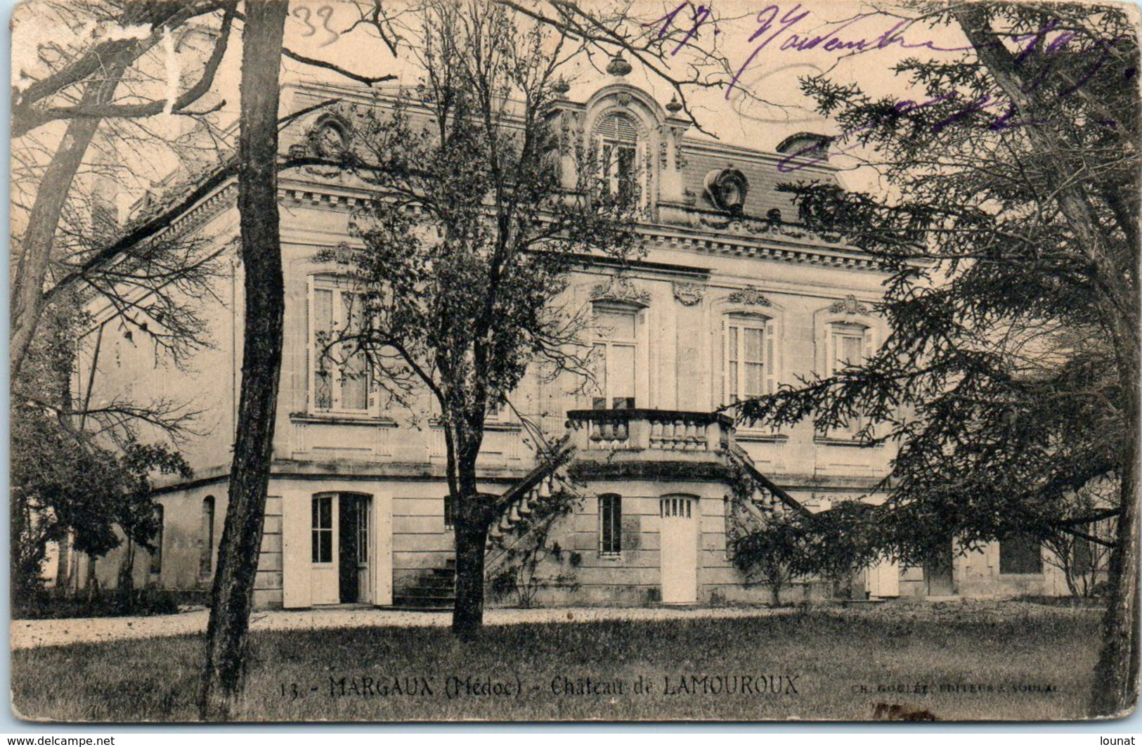33 MARGAUX  : Château De Lamouroux    * - Margaux