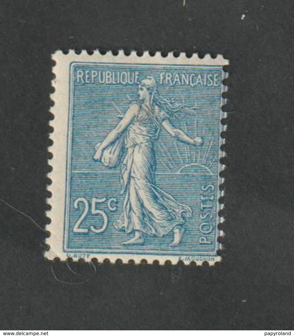 Timbres -  N°132 - Type Semeuse Lignée De Roty Bleu - 1903  -  Neuf Sans Charnière  - ** - Autres & Non Classés