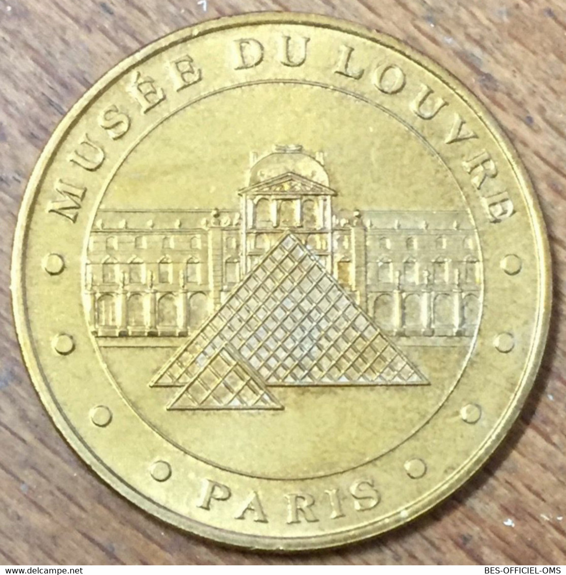 75001 PARIS MUSÉE DU LOUVRE MDP 2003 B MÉDAILLE SOUVENIR MONNAIE DE PARIS JETON TOURISTIQUE MEDALS COINS TOKENS - 2003