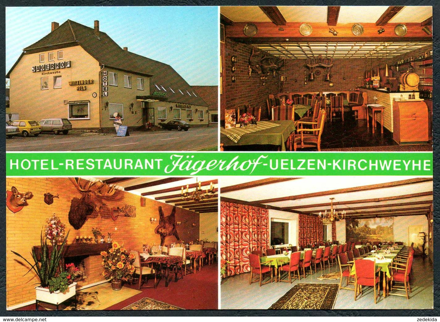 C3747 - TOP Uelzen Hotel Gaststätte Jägerhof Innenansicht - Foto Verlag Aumer - Uelzen