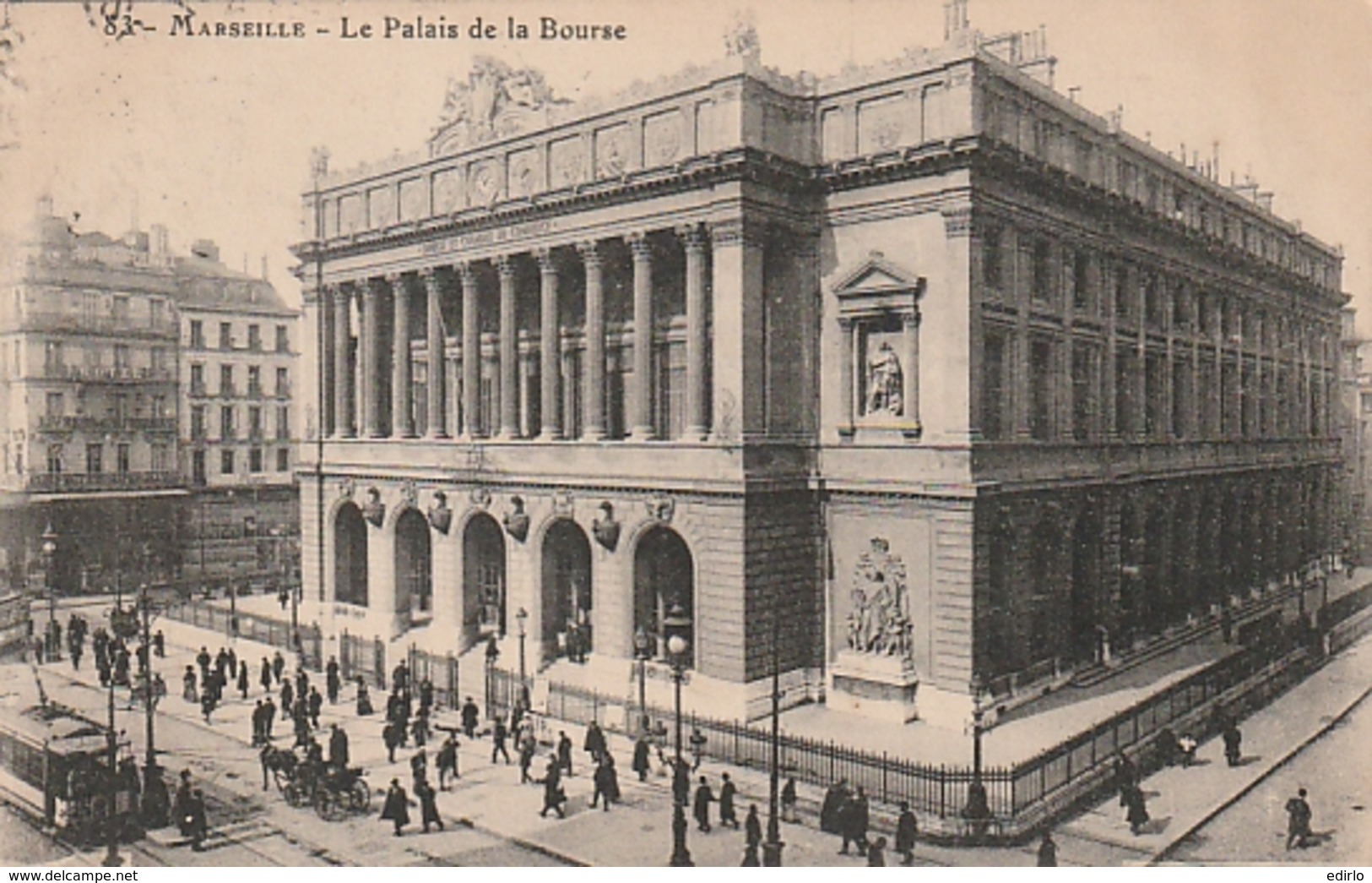 *** 13  *** MARSEILLE  Le Palais De La Bourse  Timbrée TTB - Cinq Avenues, Chave, Blancarde, Chutes Lavies