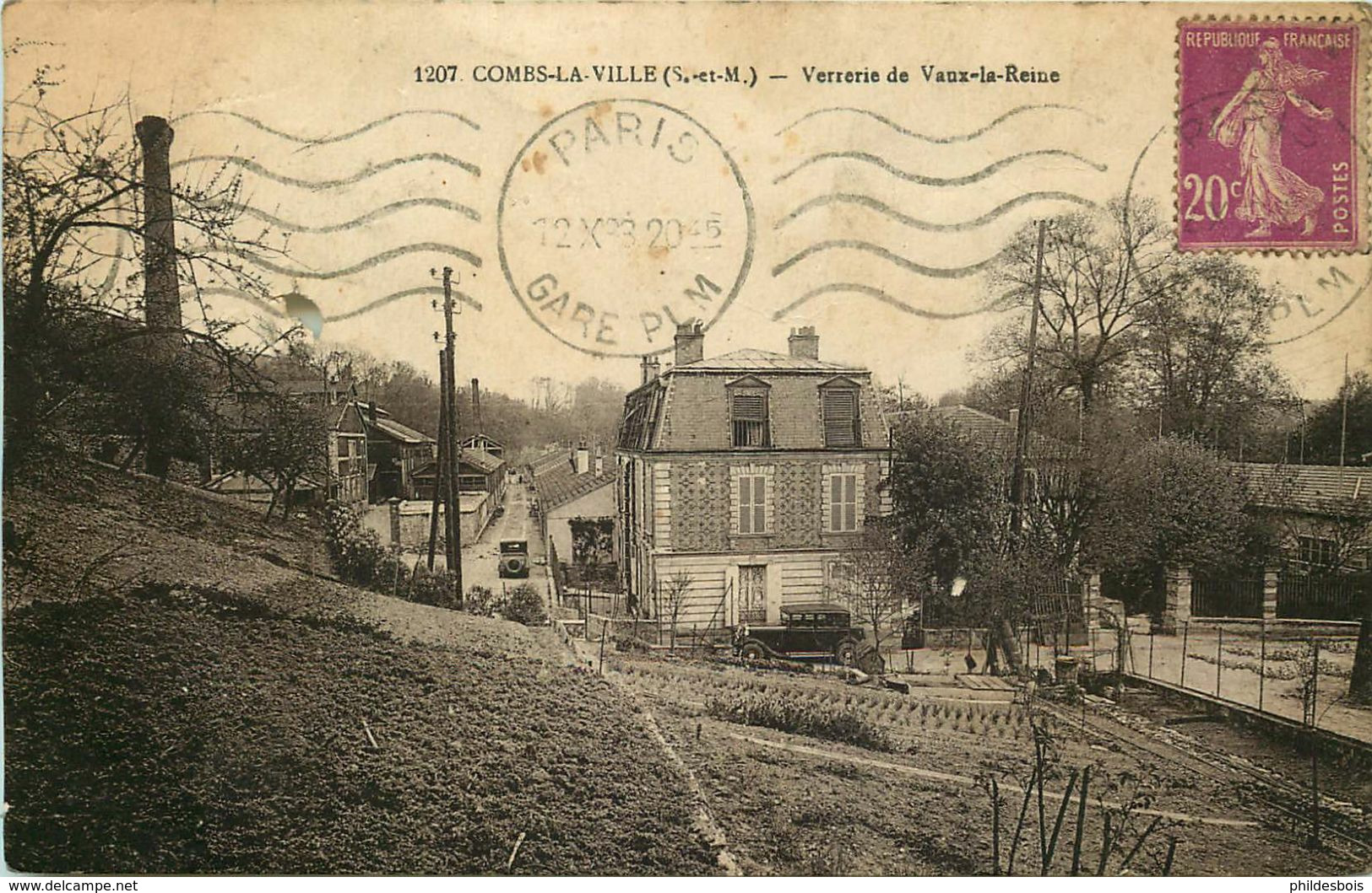 SEINE ET MARNE  COMBS LA VILLE Verrerie De Vaux La Reine - Combs La Ville