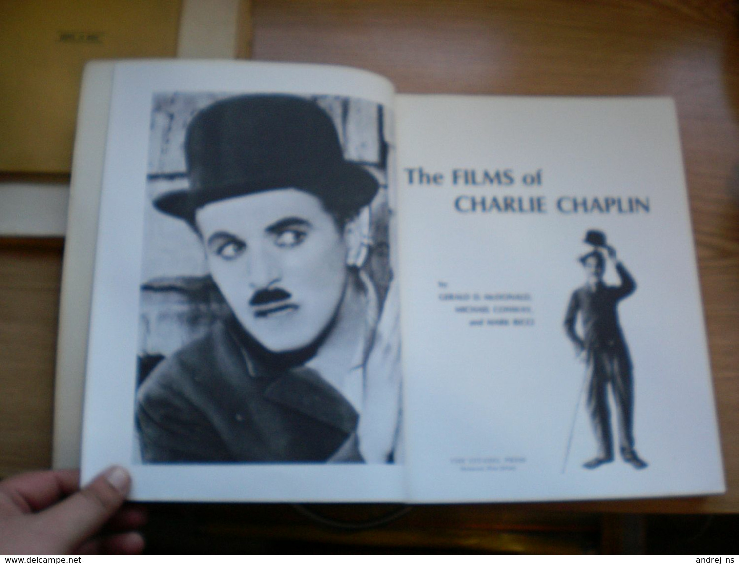 The Films Of Charlie Chaplin Gerald D Nc Donald, Michael Conway And Mark Ricci  224 Pages Big Book - Films