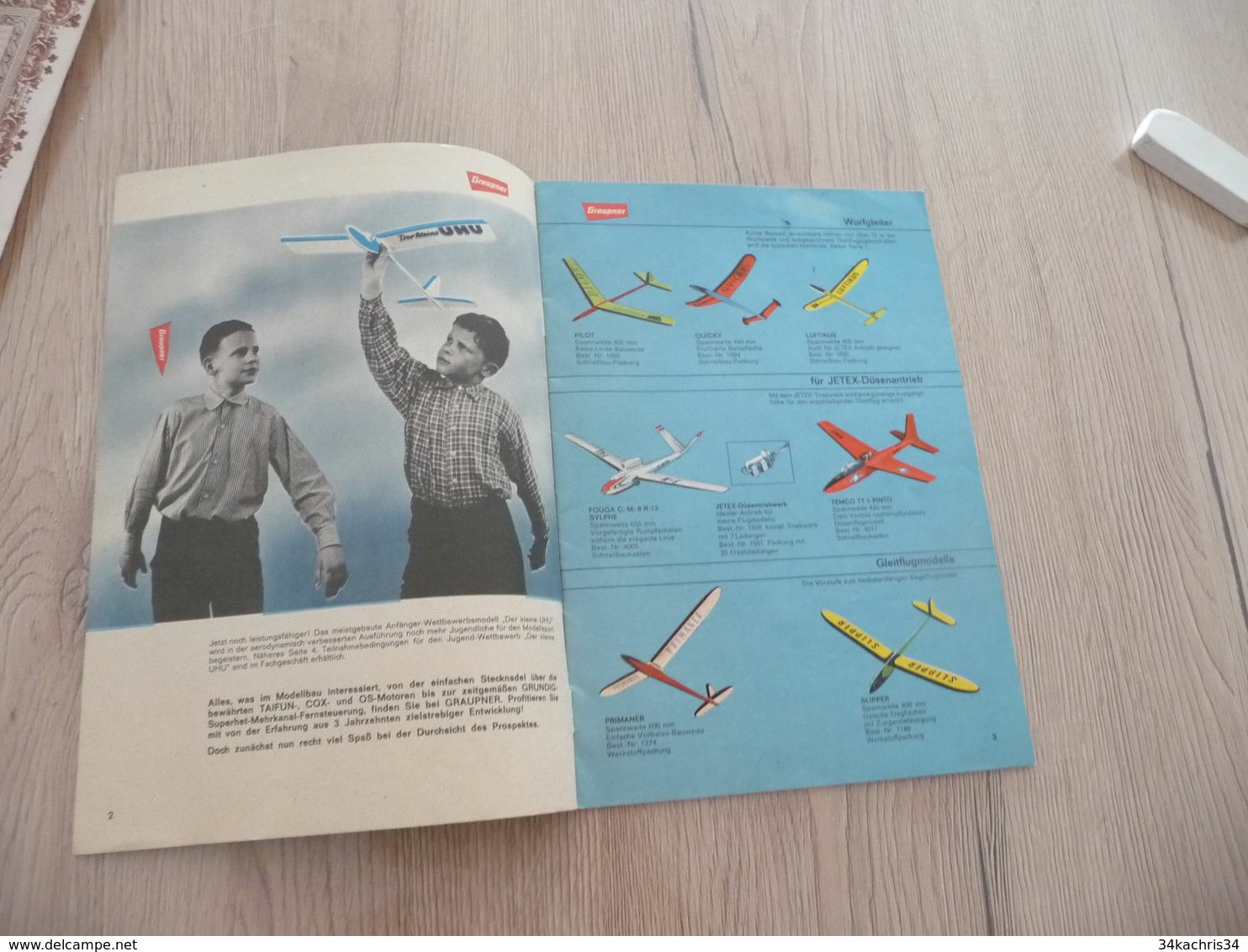 Catalogue Pub Publicité  FSP Groupner Flug Und Schiffs Modell Bau Modélisme Avions Bateaux - Littérature & DVD