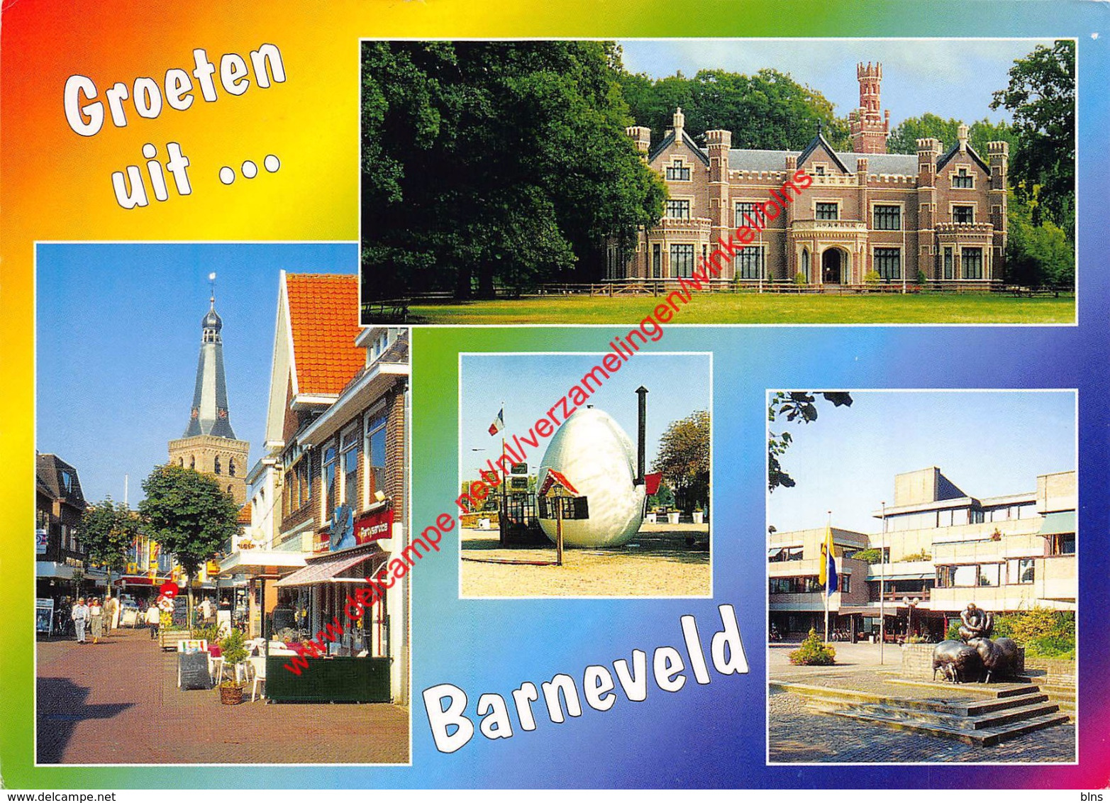 BARNEVELD - lot van 18 postkaarten