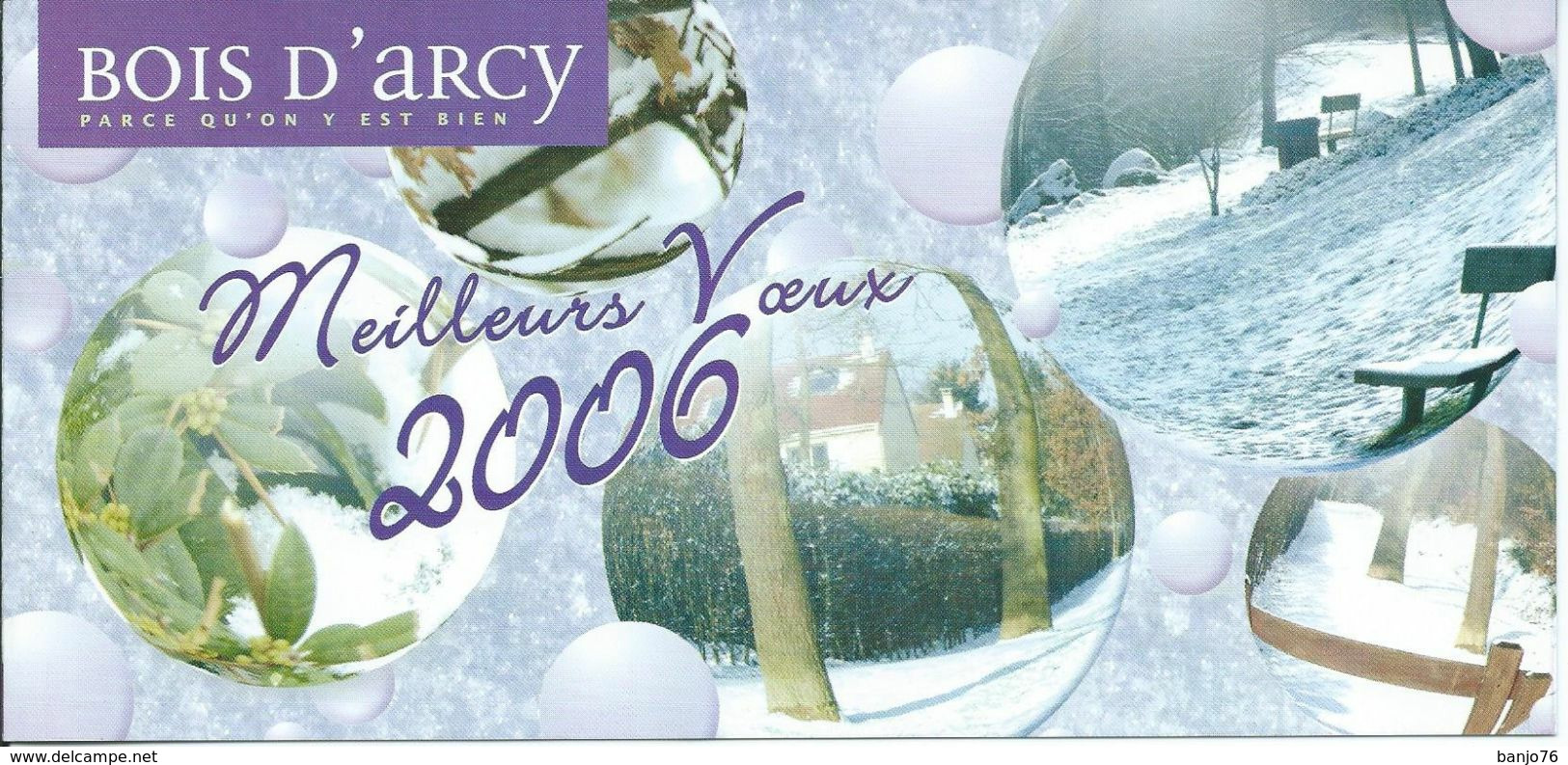 Bois D'Arcy (78) - Carte De Voeux De La Mairie 2006 - Bois D'Arcy