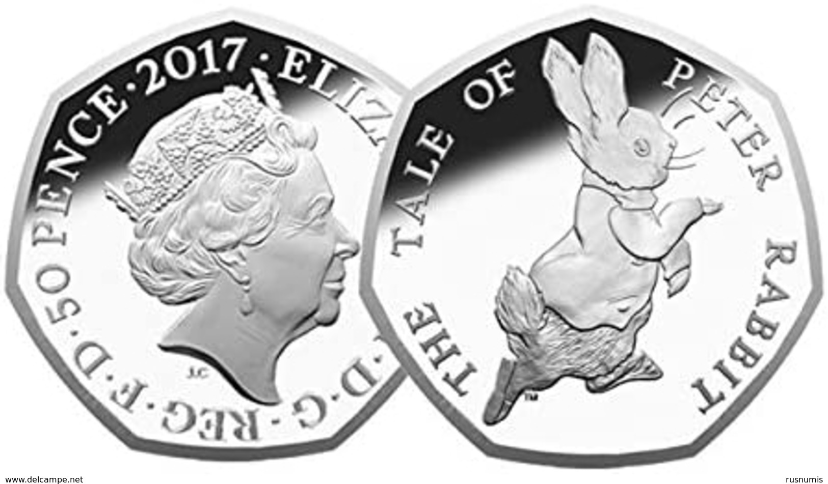 UK GREAT BRITAIN - GRANDE BRETAGNE - Großbritannien - Gran Bretagna 50 PENCE BEATRIX POTTER - PETER RABBIT UNC 2017 - 50 Pence