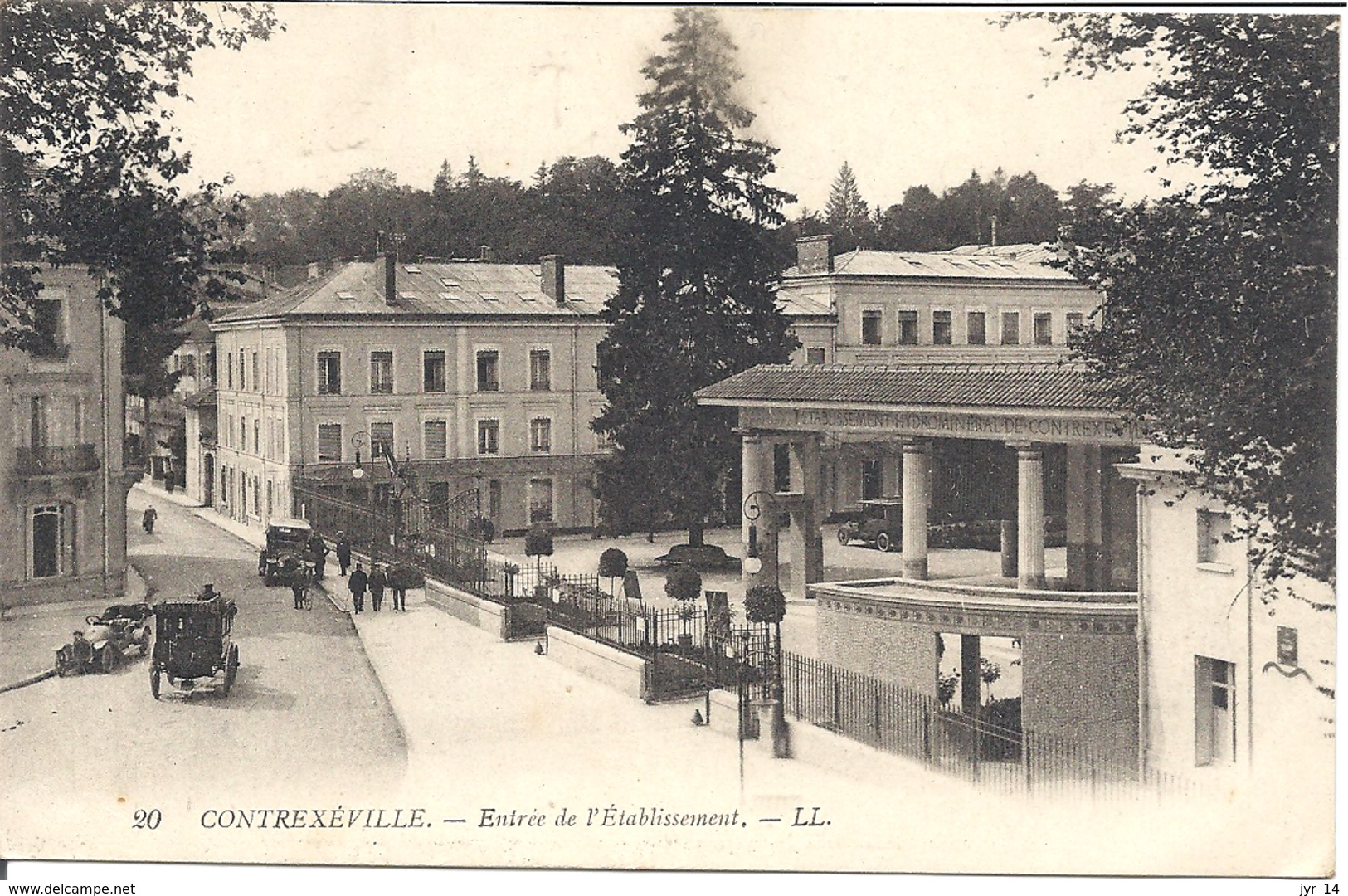 CONTREXEVILLE  Entrée De L'Etablissement  1918  (50447) - Vincey