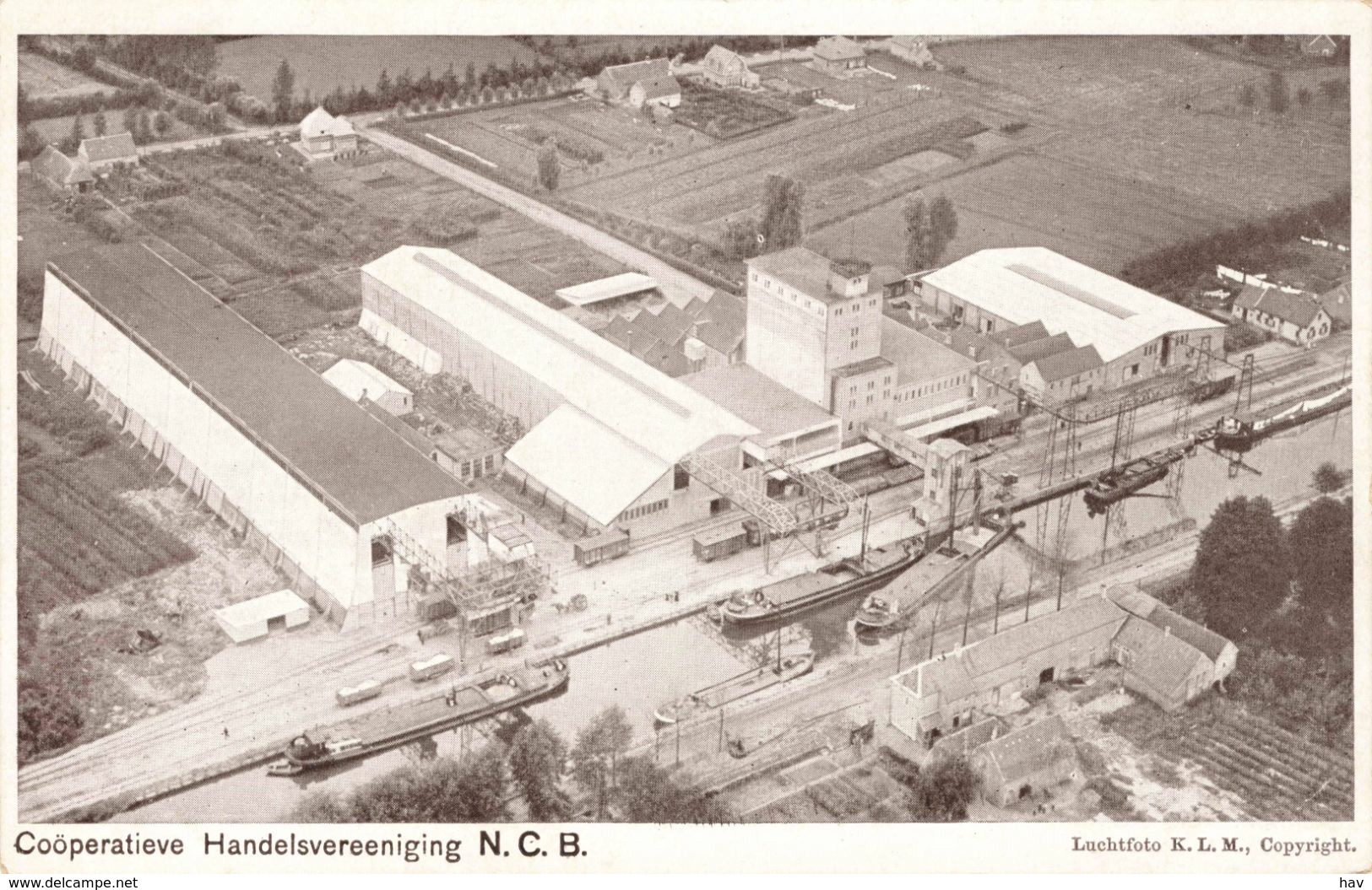 Veghel Handelsvereeniging NCB Fabriek KLM Luchtfoto 6 - Veghel