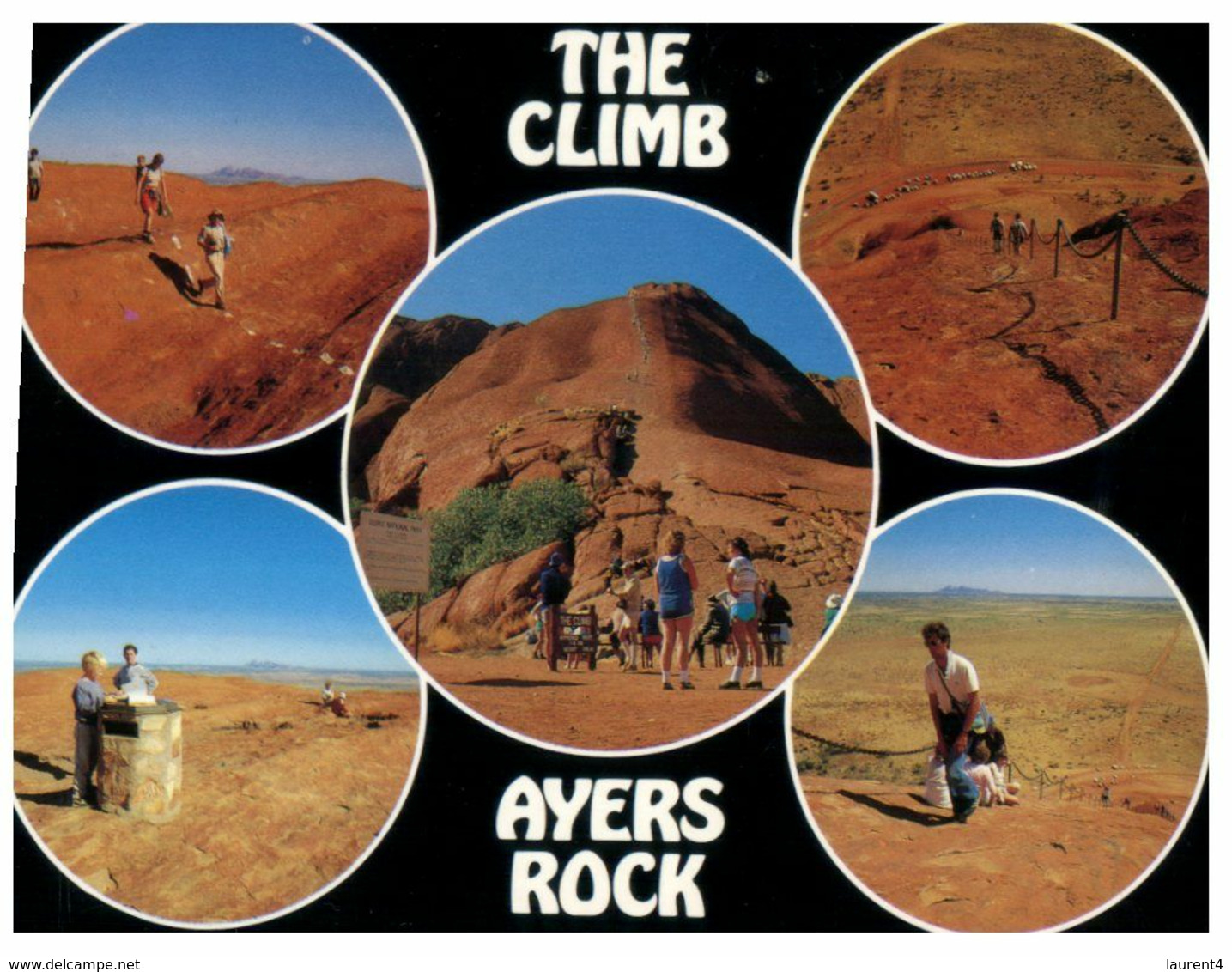 (M 6) Australia - NT - Ayers Rock (with Stamp) (The Climb) - Uluru & The Olgas