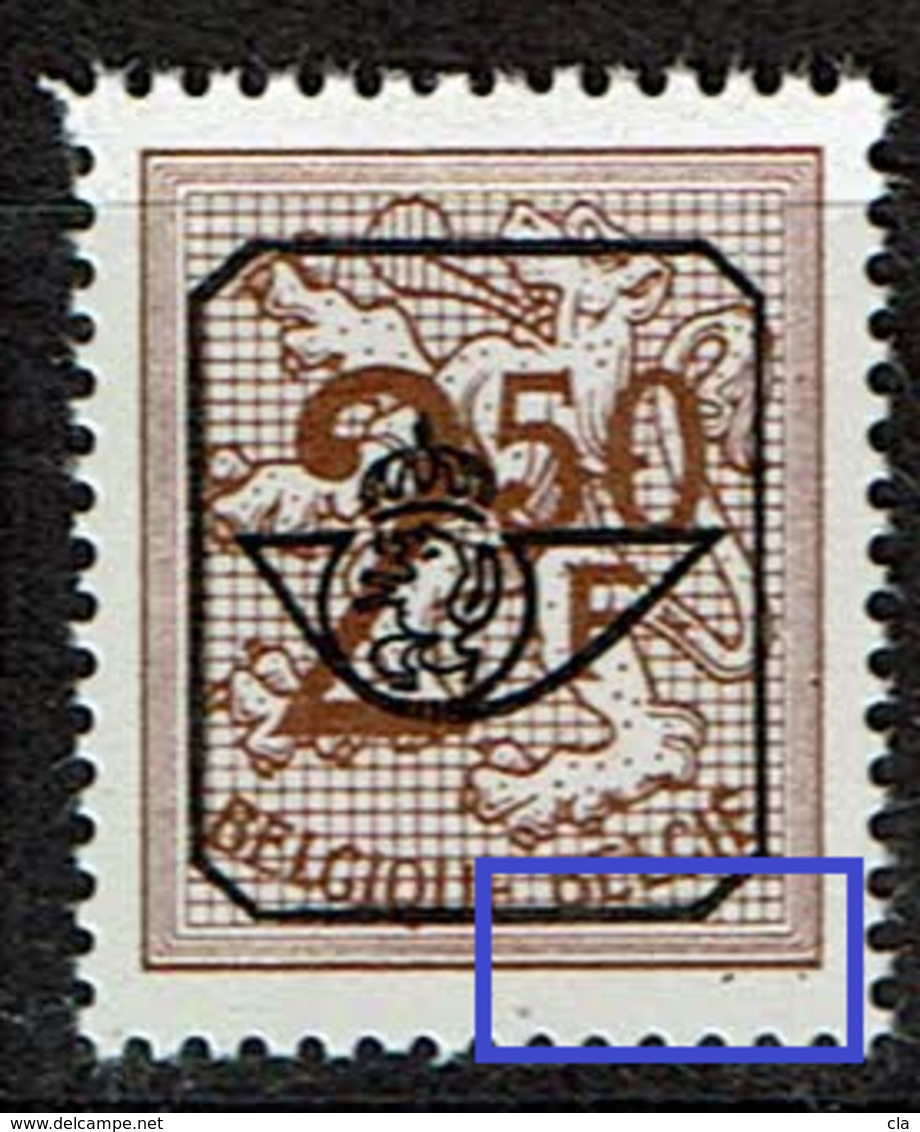 PO 794  **  1344  LV 14  2 Points Sous Cadre - Typo Precancels 1967-85 (New Numerals)