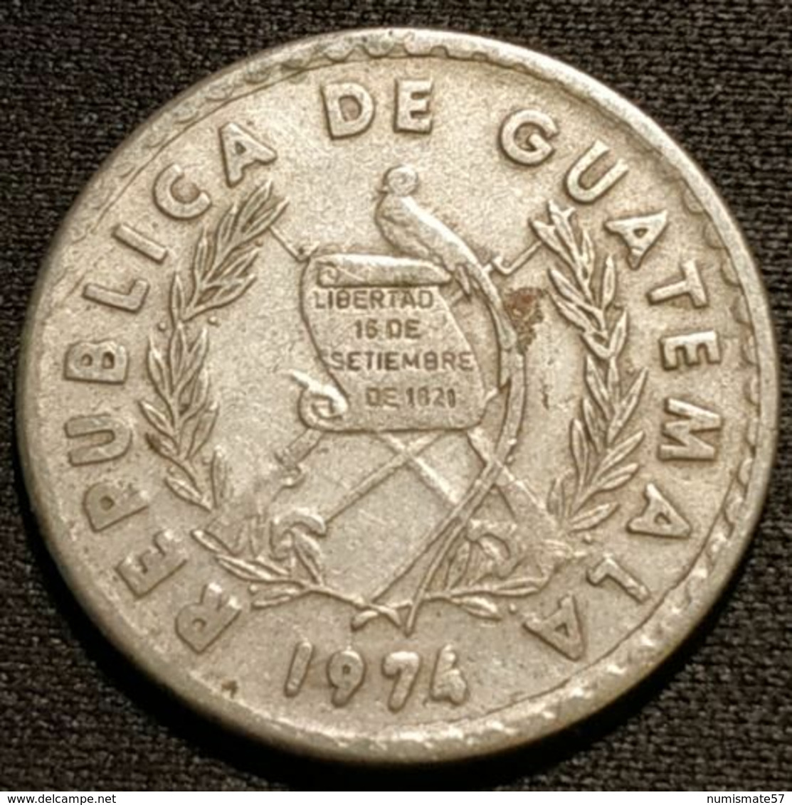 GUATEMALA - 10 CENTAVOS 1974 - KM 274 - Guatemala