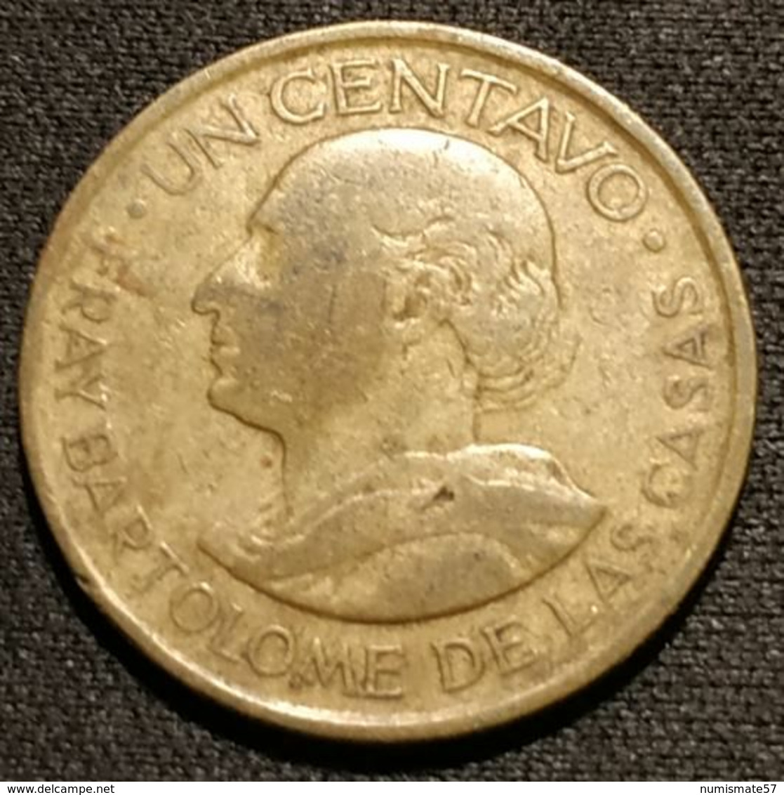 GUATEMALA - 1 CENTAVO 1964 - KM 260 - FRAY BARTOLOME DE LAS CASAS - Guatemala