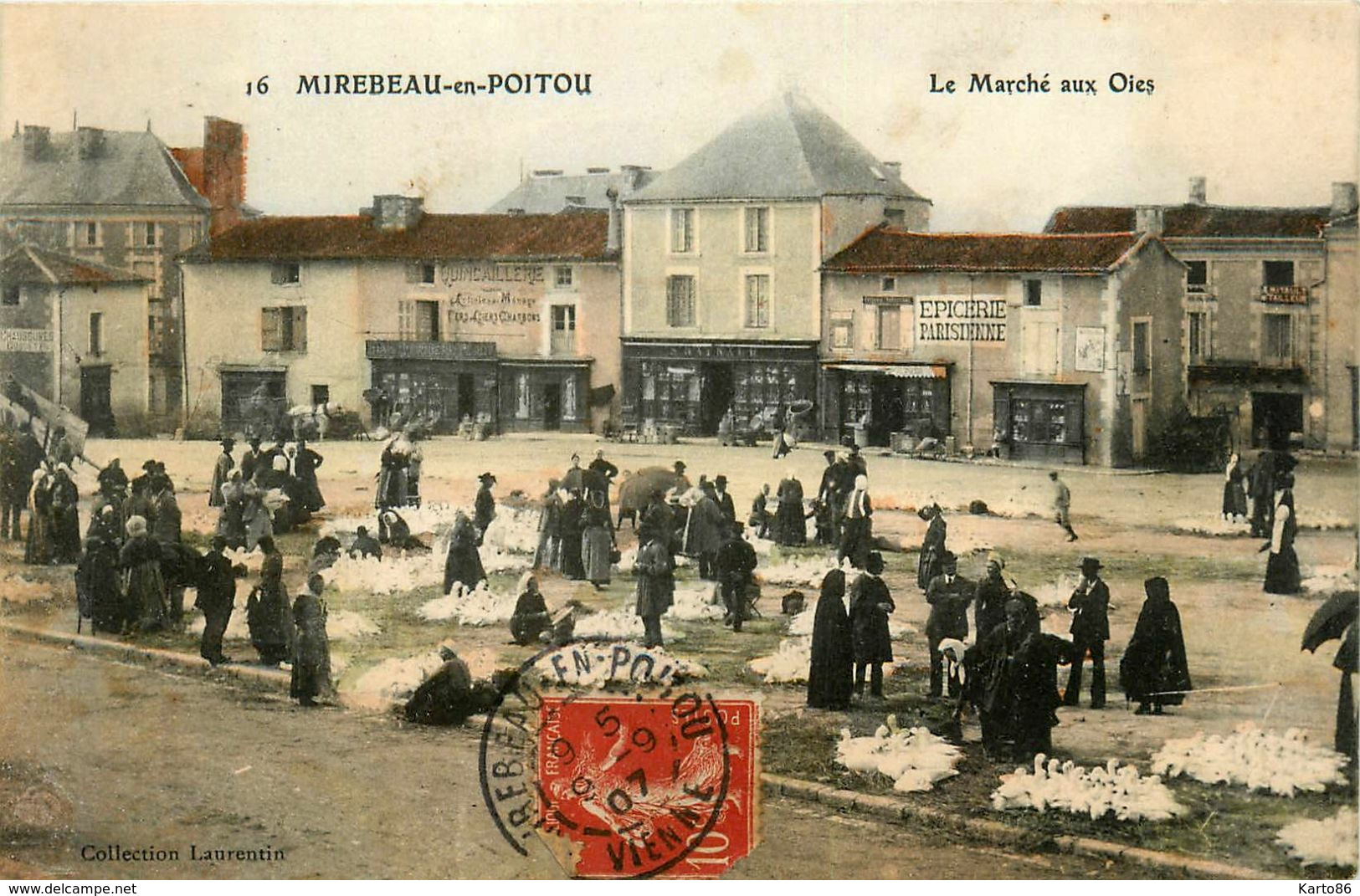 Mirebeau En Poitou * Le Marché Aux Oies * Foire * épicerie Parisienne - Mirebeau