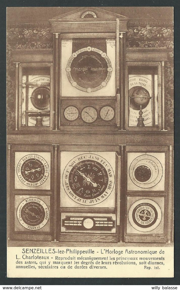 +++ CPA - SENZEILLES Lez PHILIPPEVILLE - Horloge Astronomique De Charloteaux - Nels  // - Cerfontaine