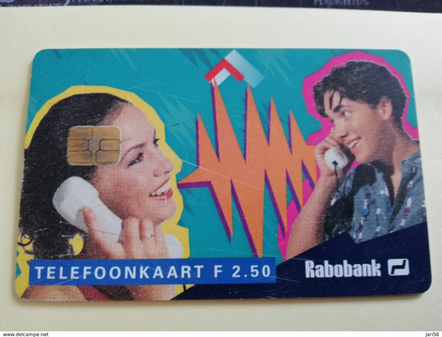 NETHERLANDS  ADVERTISING CHIPCARD HFL 2,50 CRD 016   RABOBANK     Fine Used   ** 3164** - Privées