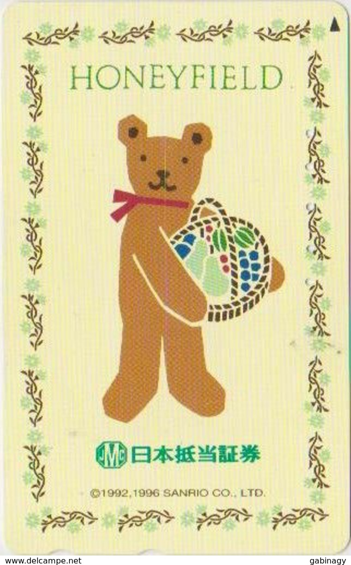 TEDDY BEAR - JAPAN 109 - CARTOON - HONEYFIELD - 110-016 - Games