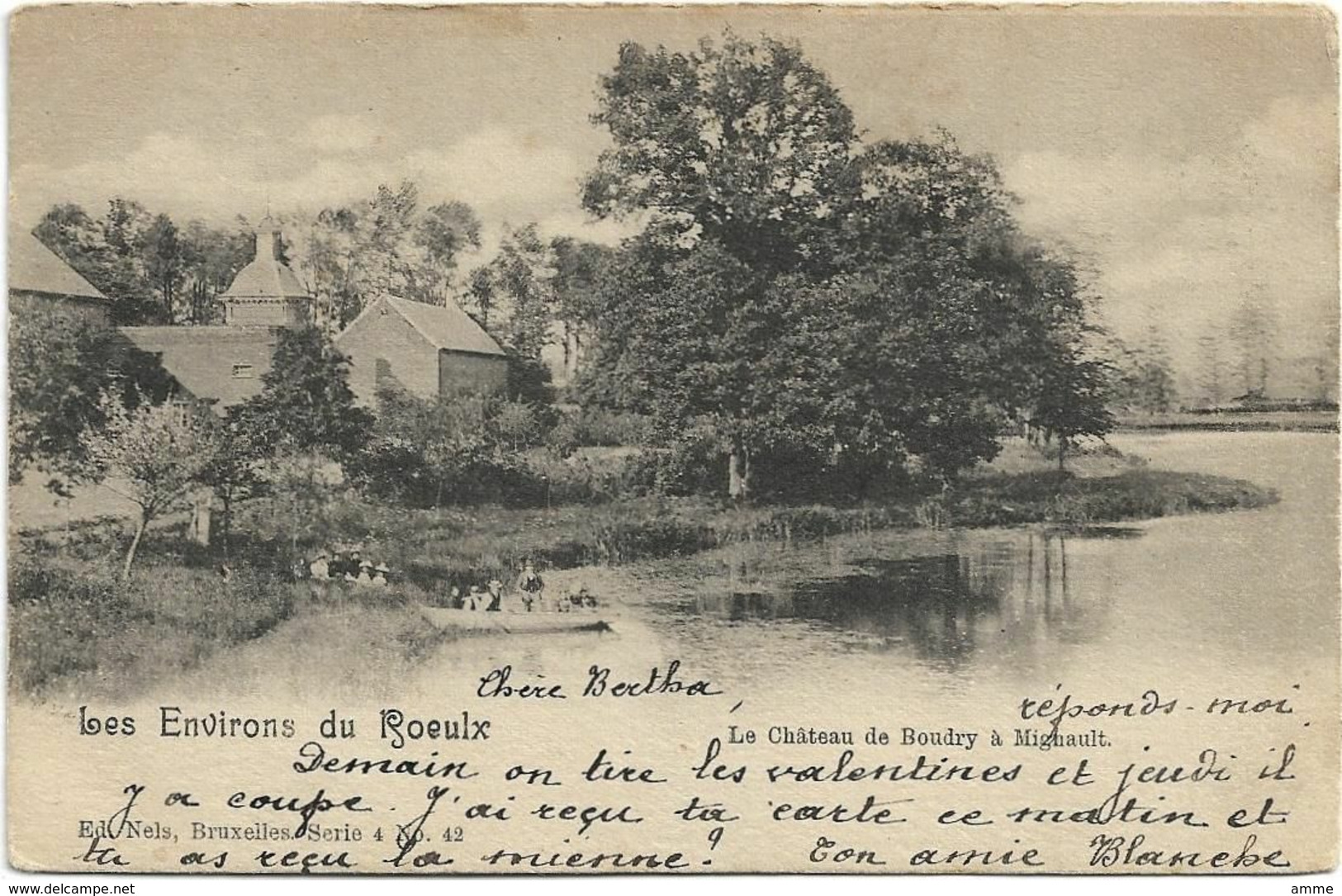 Environs Du Le Roeulx  *   Le Chateau De Boudry à Mignault (Nels, 42) - Le Roeulx