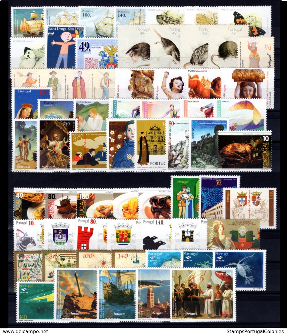 1997 Portugal Azores Madeira Complete Year MNH Stamps. Année Compléte NeufSansCharnière. Ano Completo Novo Sem Charneira - Annate Complete