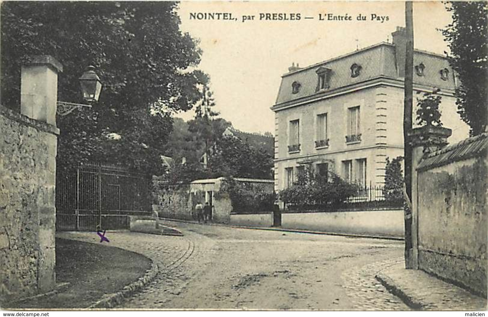 Depts Div- Ref AT938- Val D Oise - Nointel Par Presles - L Entrée Du Pays - Villa - - Nointel