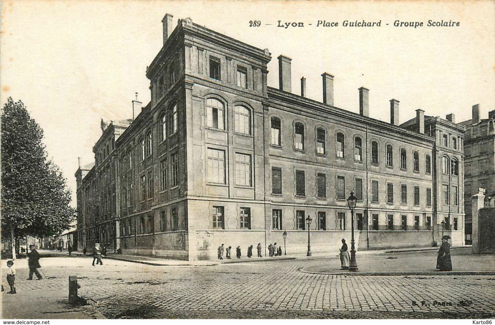 Lyon * 3 ème * Place Guichard * Groupe Scolaire école - Lyon 3