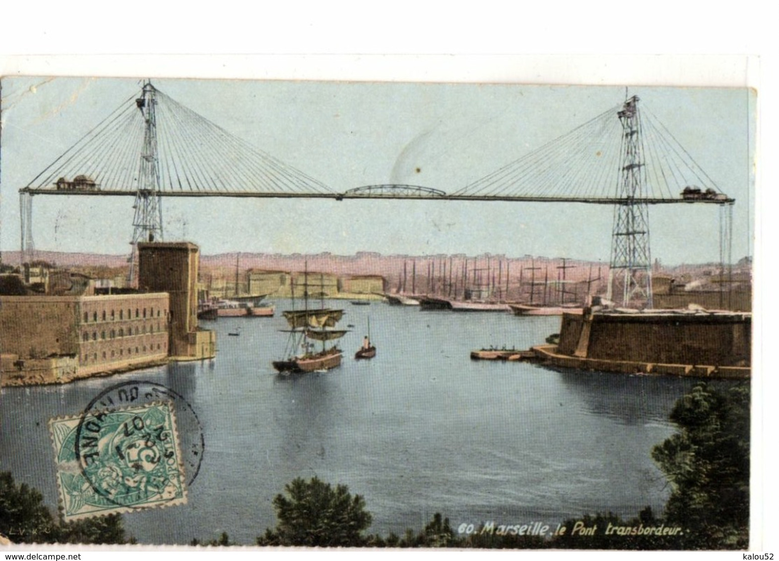 MARSEILLE        / /      LE PONT TRANSBORDEUR - Joliette, Zone Portuaire