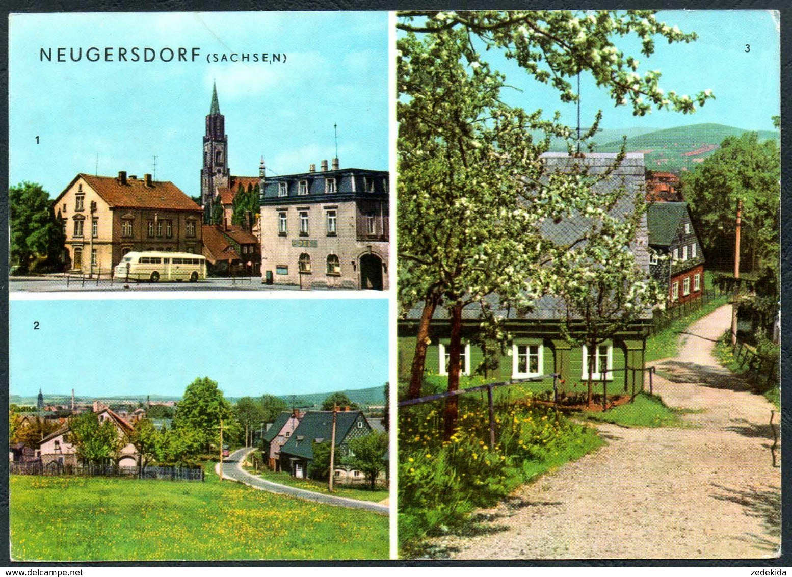 E0181 - Neugersdorf Ikarus Bus Omnibus - VEB Bild Und Heimat Reichenbach - Neugersdorf