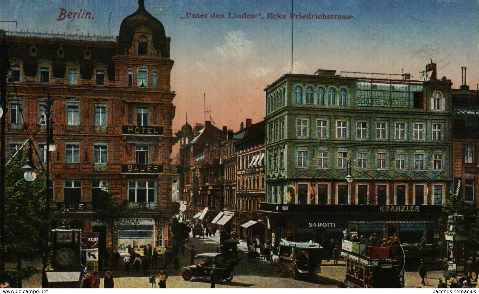 BERLIN - „Unter Den Linden“ - Ecke Friedrichstrasse - Neukoelln